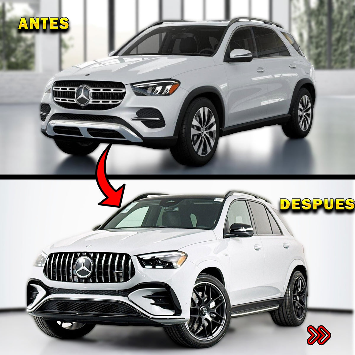 KIT MERCEDES GLE53 2025 PARA GLE SUV 20-25 CROMADO